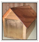 Cedar Mail Box Copper Roof