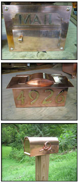 Copper Mailboxes